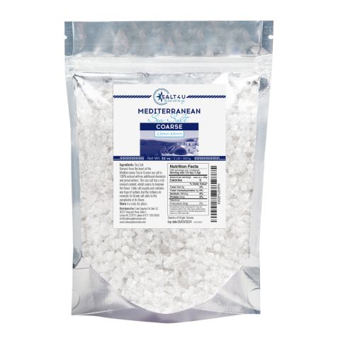 Mediterranean Sea Salt, Coarse Grain 2 lb. by Salt 4U