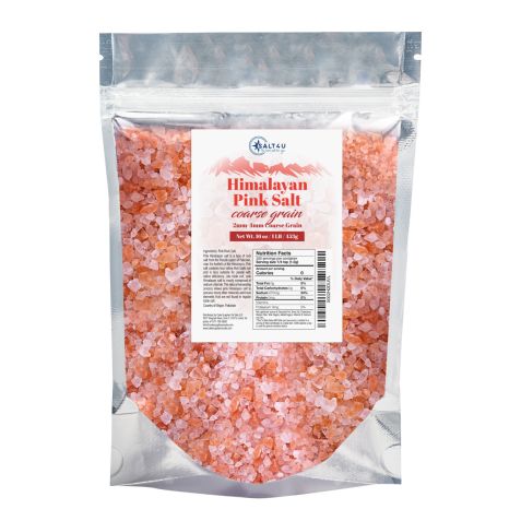 Himalayan Pink Salt, Coarse Grain 1 lb. by Salt 4U