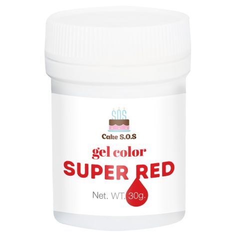 Super Red Gel Color, 1oz (30 grams)