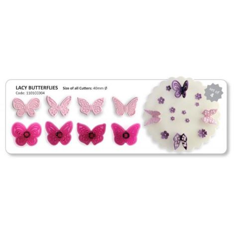 Lacy Butterflies Set 4