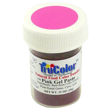 TruColor Natural Hot Pink Gel Paste Powder Color, 9g
