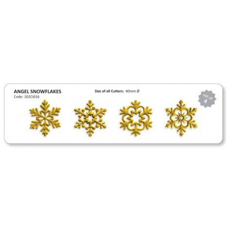 Angel Snowflakes - Set of 4