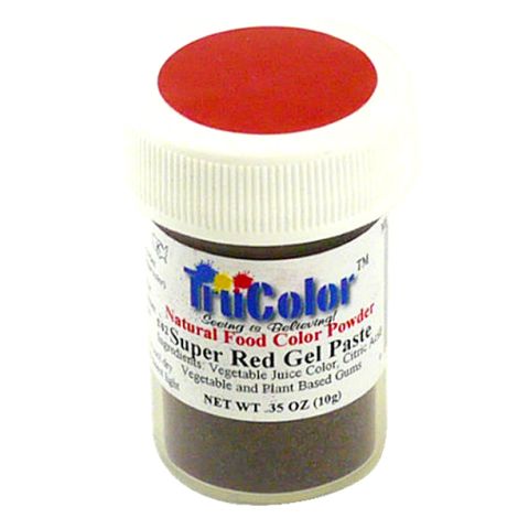 TruColor Natural Super Red Gel Paste Powder Color, 9g