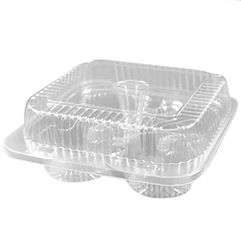 1/3 Dozen Cupcake Container (4 cavities), 25 ct