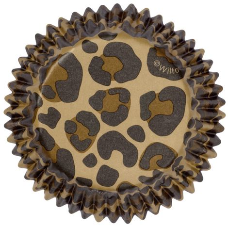 Leopard Standard Baking Cup, Count of 75