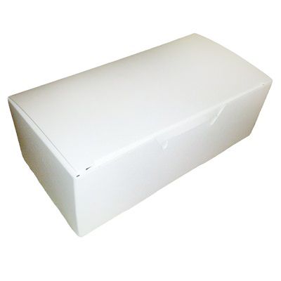 1/2# White Candy Box 25 pc