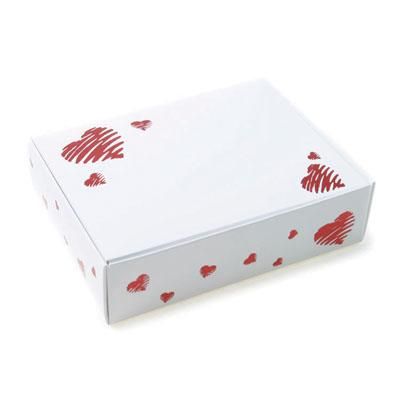 1/4# Heart Print Box