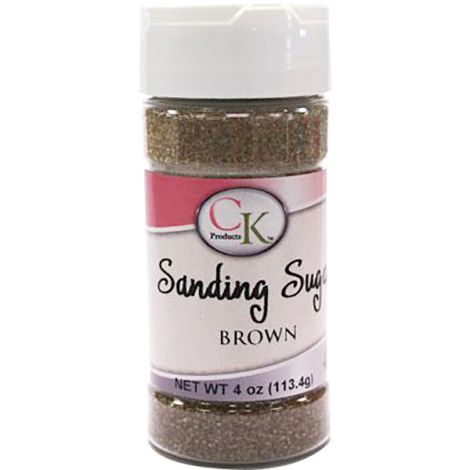 4 oz Sanding Sugar - Brown