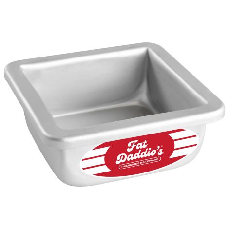Fat Daddio's Square Cake Pan 4" x 4" x 2"