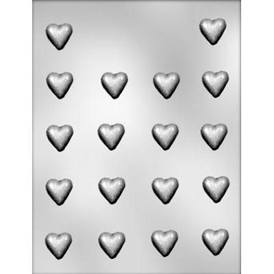 7/8" Plain Mini Heart Choc Mold