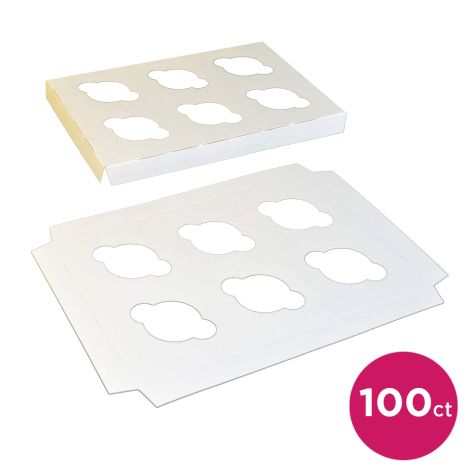 6 Count Jumbo Cupcake Insert 100 ct