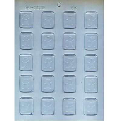 1-1/4" Initial R Mint Choc Mold