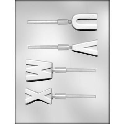 Initial U-V-W-X Skr Choc Mold