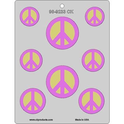 Peace Sign Assortment Mold