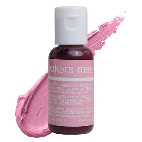Liqua-Gel Food Bakers Rose .70 oz  