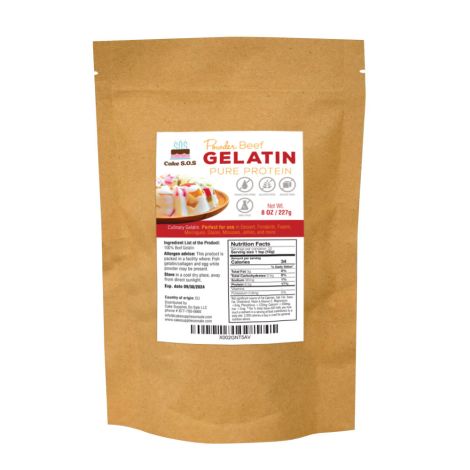 Beef Powder Gelatin, 8 oz