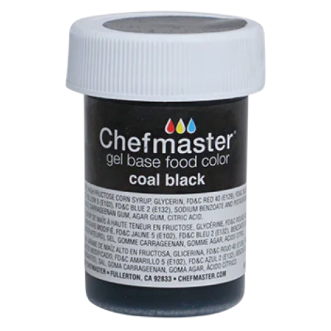 Gel Food Color Coal Black - 1 oz