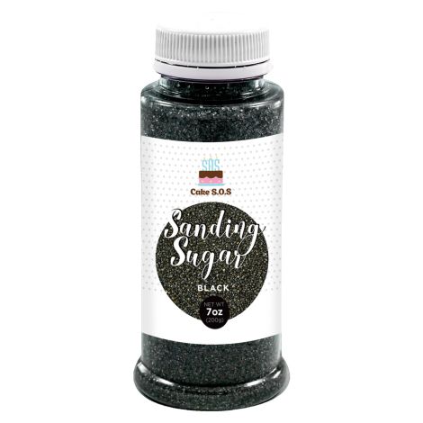 Sanding Sugar Black 7 oz