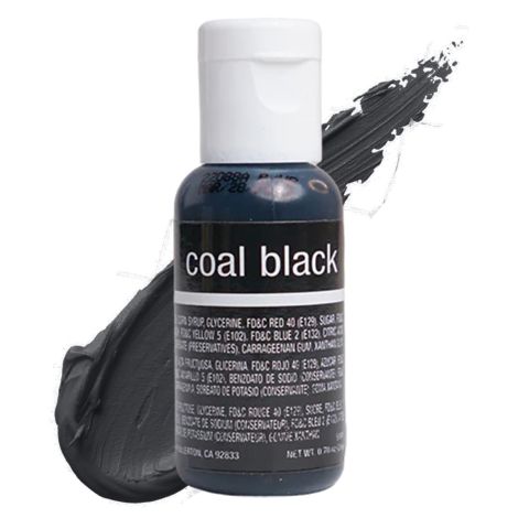 Liqua-Gel Food Color Coal Black .70 oz  