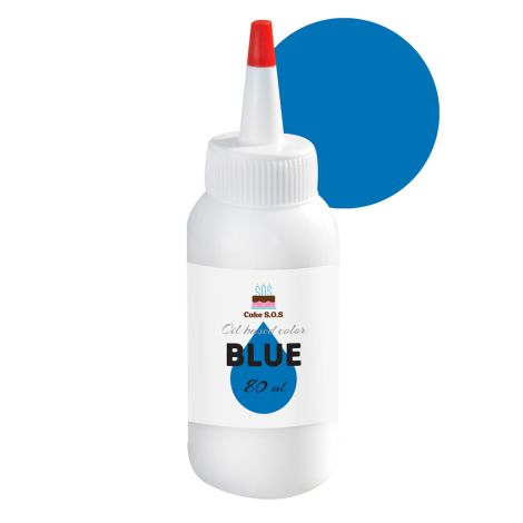 Blue, Oil Based Color 80ml - 2.8oz. 