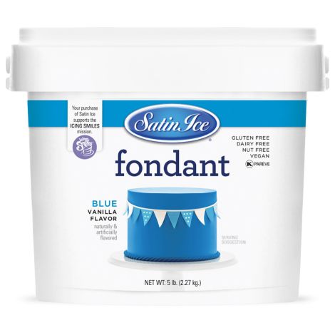 Satin Ice Fondant Blue 5#