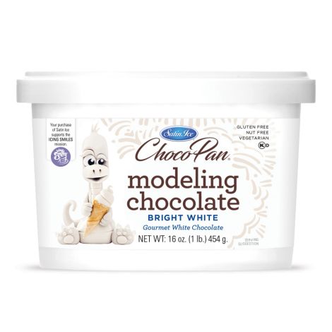 ChocoPan Bright White Modeling Chocolate 1#