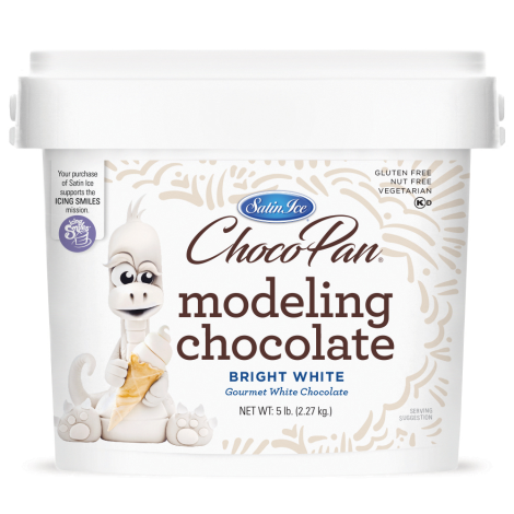 ChocoPan Bright White Modeling Chocolate 5#