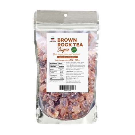 Brown Rock Tea Sugar Medium, 32 oz.