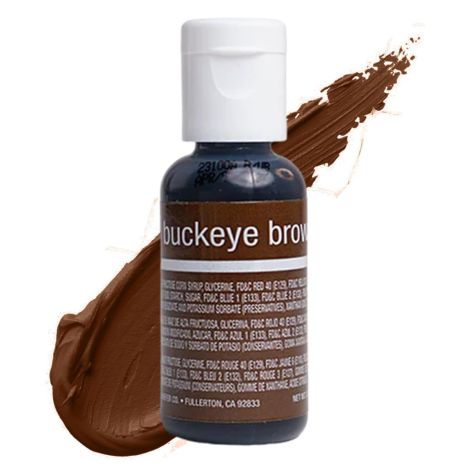 Liqua-Gel Food Color Buckeye Brown .70 oz  