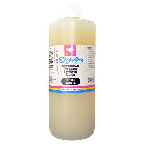 Magic Line Butter Vanilla Flavor 32 oz.