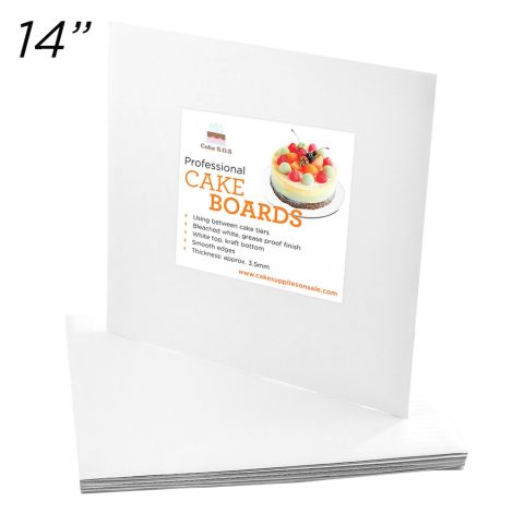 Cakeboard Square 14", 25 ct