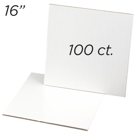 Cakeboard Square 16", 100 ct