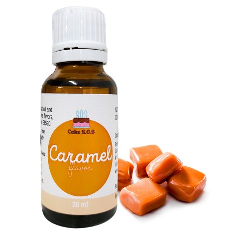 Caramel Flavor, 0.68 oz (20 ml.)