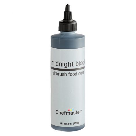 Airbrush Food Color Midnight Black - 9 oz