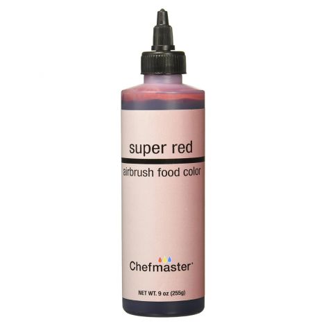 Airbrush Food Color Super Red - 9 oz