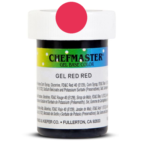 Gel Food Color Red Red - 1 oz