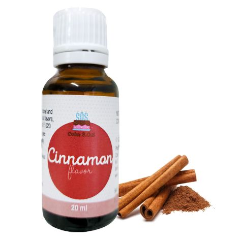 Cinnamon Flavor, 0.68 oz (20 ml.)