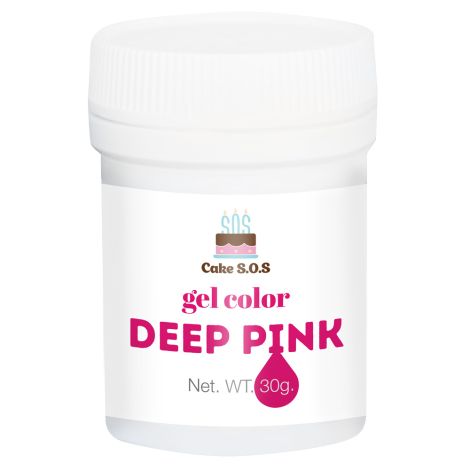 Deep Pink Gel Color, 1oz (30 grams)