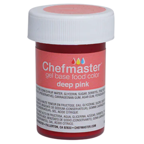Gel Food Color Deep Pink - 1 oz