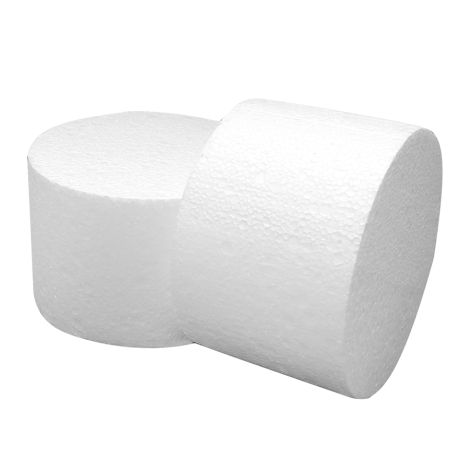 10" Round Cake Dummy 4" High, 2 pcs.
