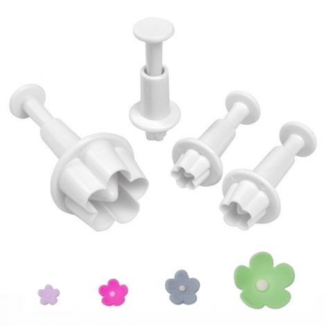 Plunger Cutters Flower 4 pcs.