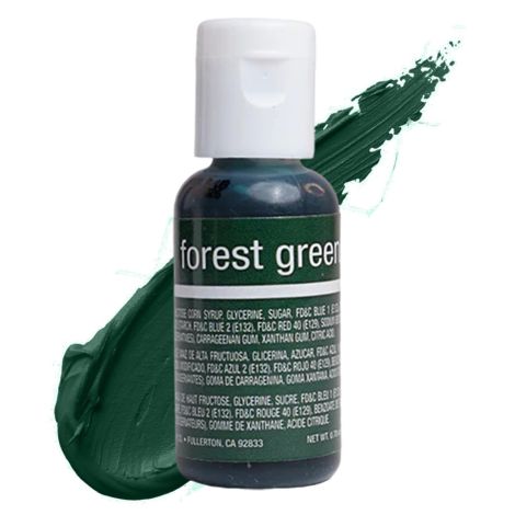 Liqua-Gel Food Color Forest Green .70 oz  