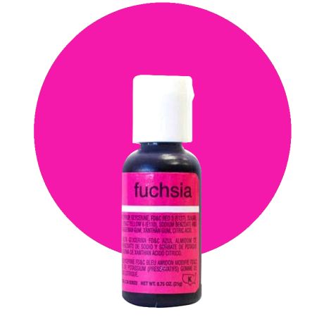 Liqua-Gel Food Color Fuchsia .70 oz  