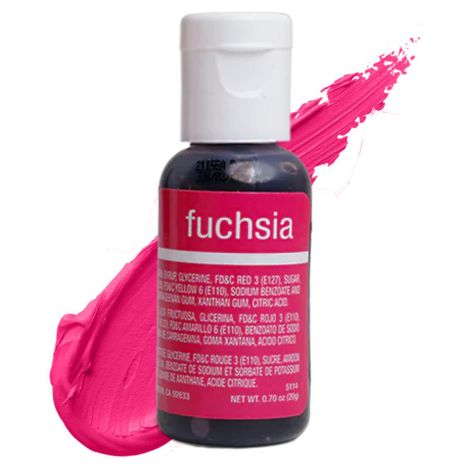 Liqua-Gel Food Color Fuchsia .70 oz  
