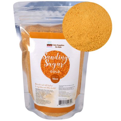 Sanding Sugar Gold 16 oz