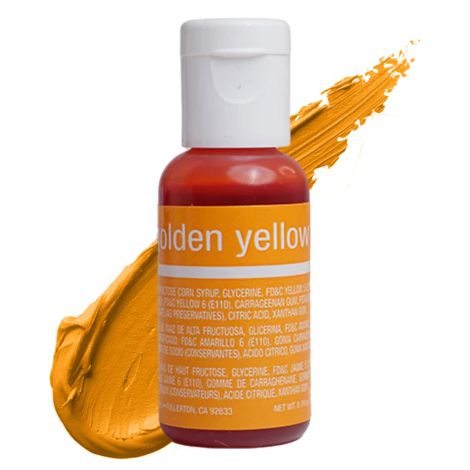 Liqua-Gel Food Golden Yellow .70 oz  
