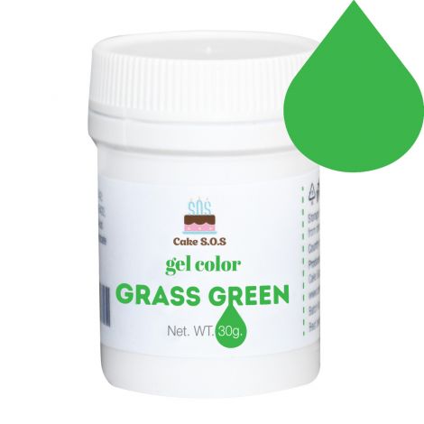 Grass Green Gel Color, 30 grams