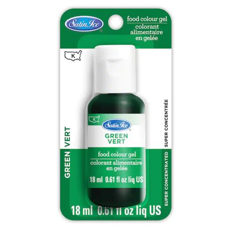 Satin Ice Green Food Color Gel 0.61 oz.