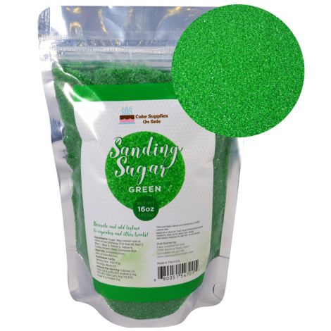 Sanding Sugar Green 16 oz