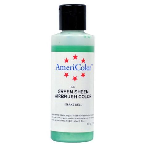 Amerimist Airbrush Color Green Metalic Sheen 4.5 oz